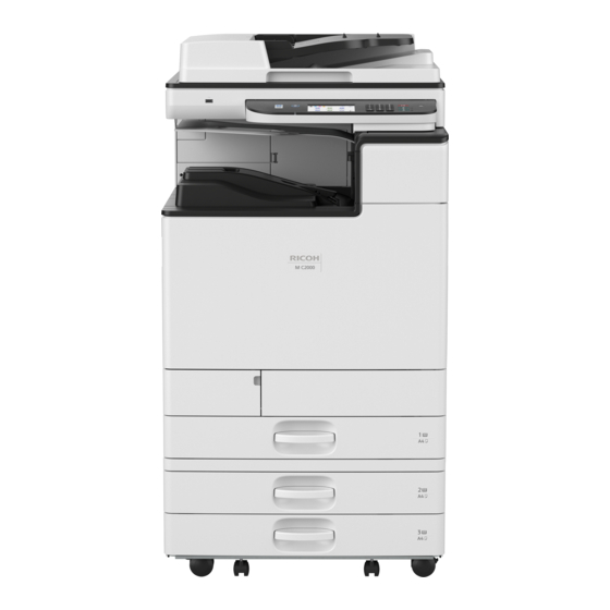 RICOH M C2000 WI-FI DIRECT MANUAL Pdf Download | ManualsLib