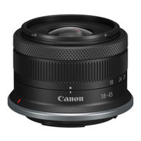 Canon RF-S 18-45mm F4.5-6.3 IS STM Instructions Manual