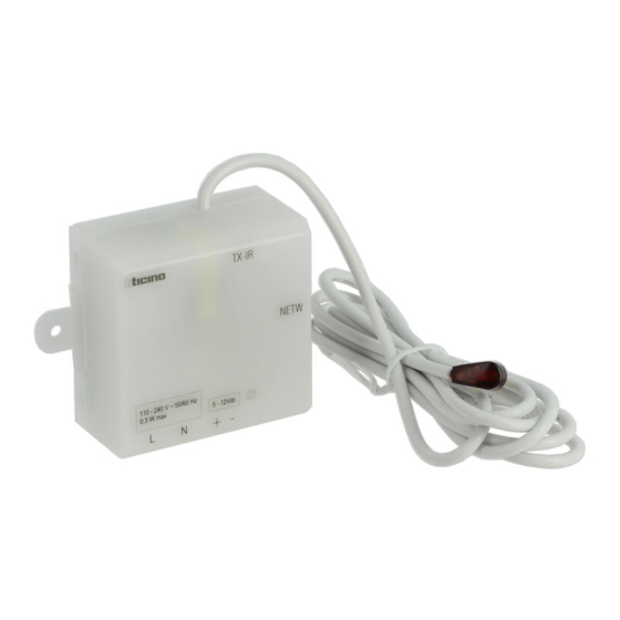 Bticino 3460IR Manual