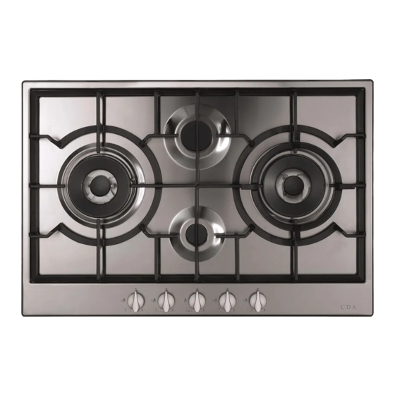 CDA HG7501 Series Instructions For Installation, Use And Maintenance Manual