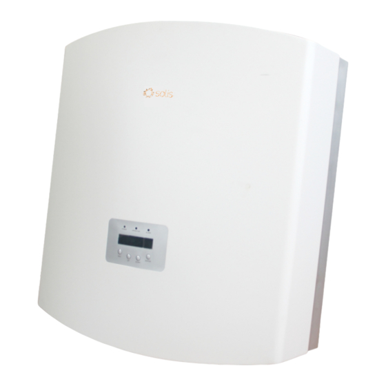 Ginlong Solis-25K-LV Installation And Operation Manual
