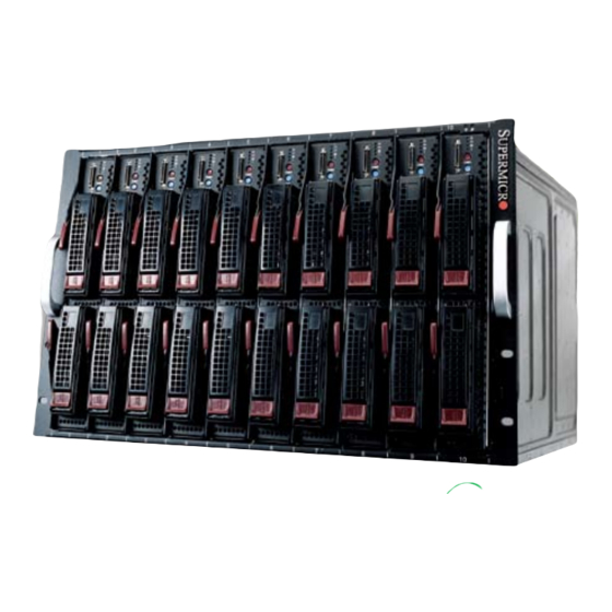 Supermicro SuperBlade IBS-001 Brochure
