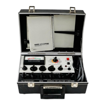 Sencore CR70 Schematic