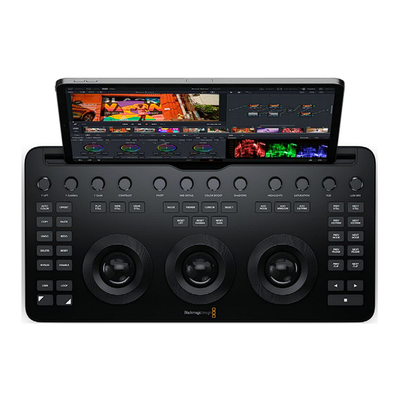 Blackmagicdesign DaVinci Resolve Micro Color Panel Operation Manual