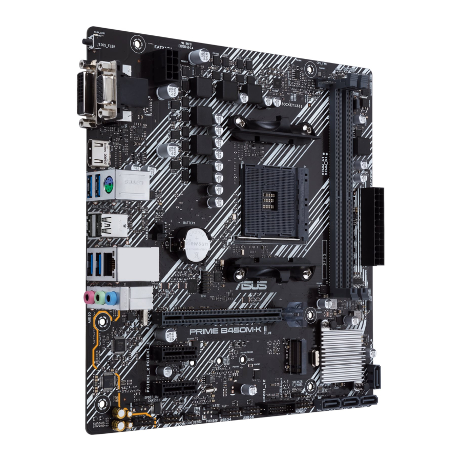 Asus PRIME B450M-K II Manual