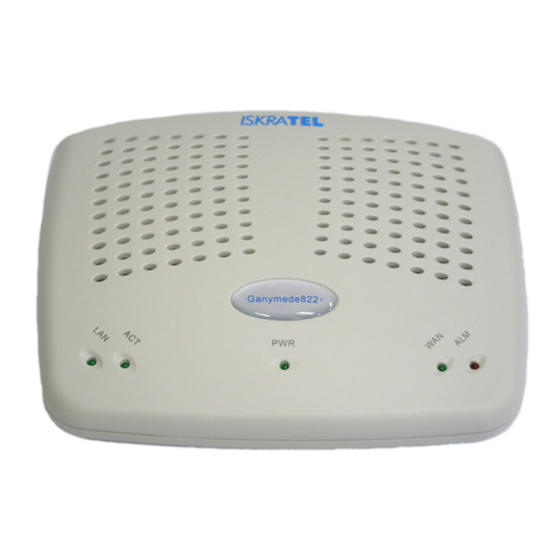 Iskratel SI2000 Ganymede 822+ Manuals