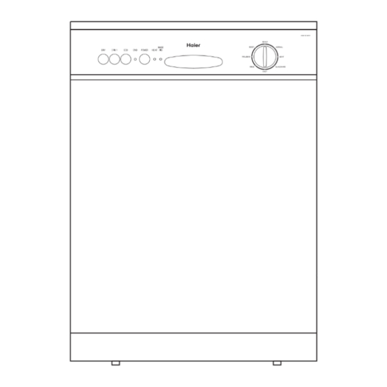 Haier HDW101SS Manuals