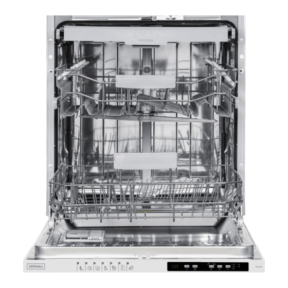 Kernau KDI 6754 Built-in Dishwasher Manuals