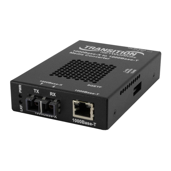 Transition Networks SGETF1013-110 User Manual