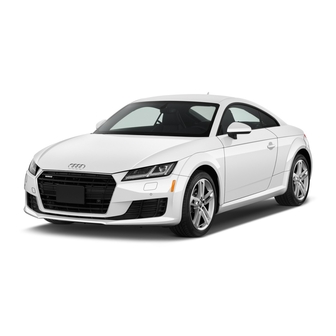 Audi TT 2016 Owner's Manual
