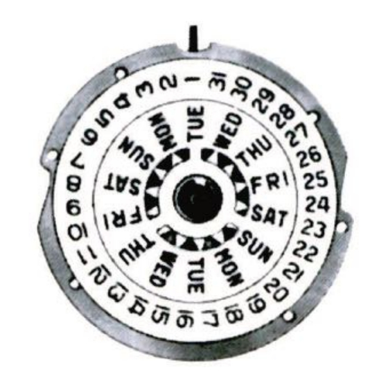 Bulova Accutron 230 Series Service Manual
