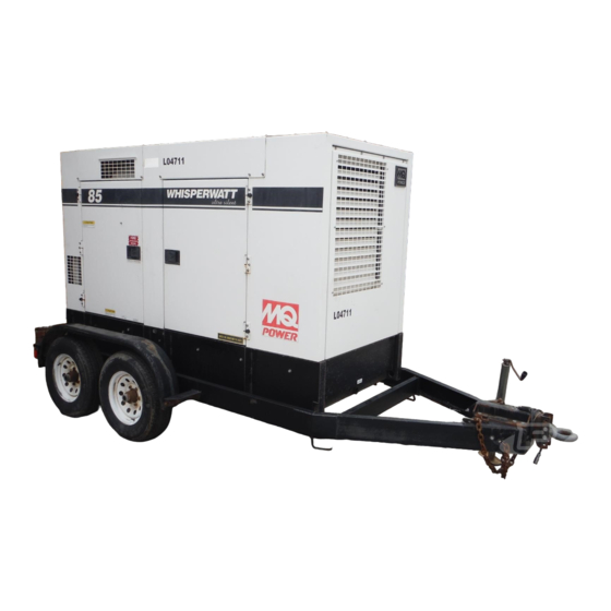 MULTIQUIP Power DCA85USJ2 Operation And Parts Manual