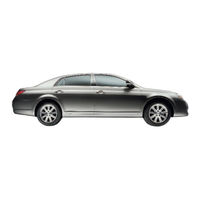 Toyota Avalon 2013 Operating Manual