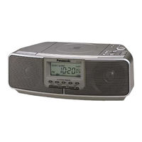 Panasonic RCCD450 - CLOCK RADIO W/CD PLA Operating Instructions Manual
