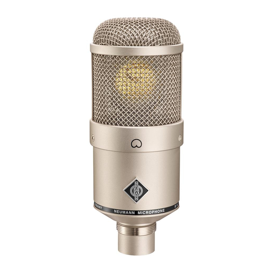 Neumann.Berlin M 147 Tube Operating Manual