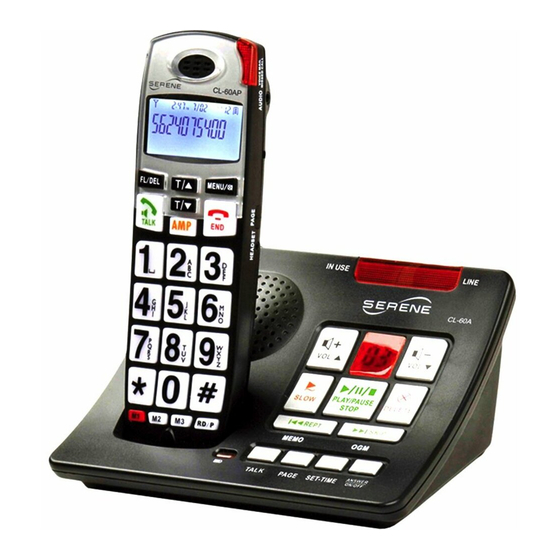 Serene HD Phone CL-60A Manuals