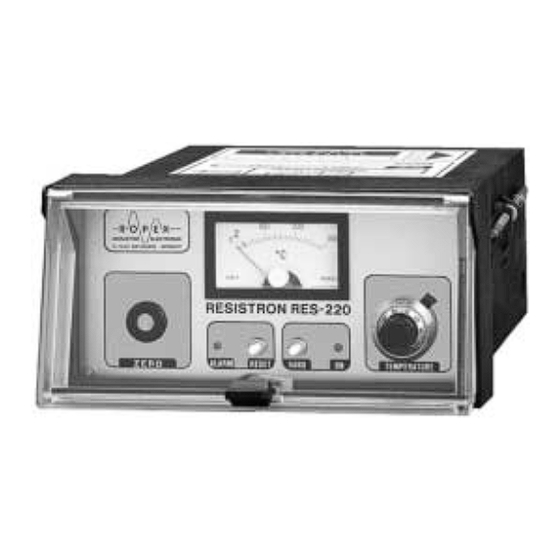 Ropex Resistron RES-220 Wiring Diagram