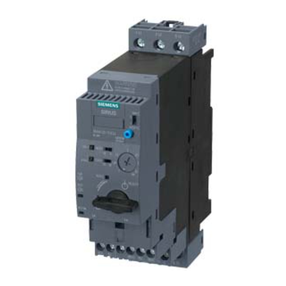 Siemens Sirius Series System Manual