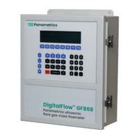 Panametrics DigitalFlow GF868 Programming Manual