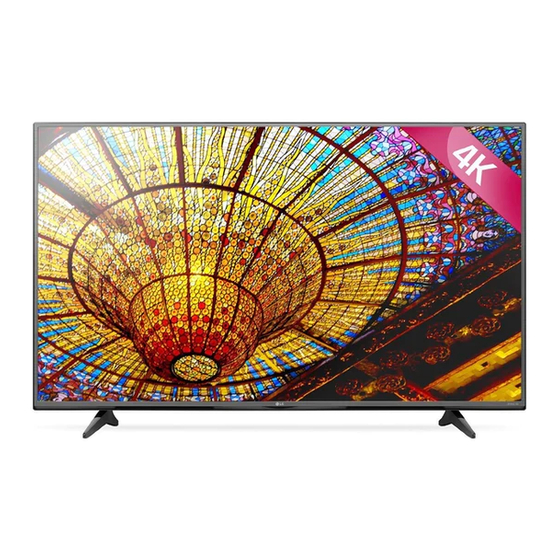 LG 55UF6450-UA Easy Setup Manual