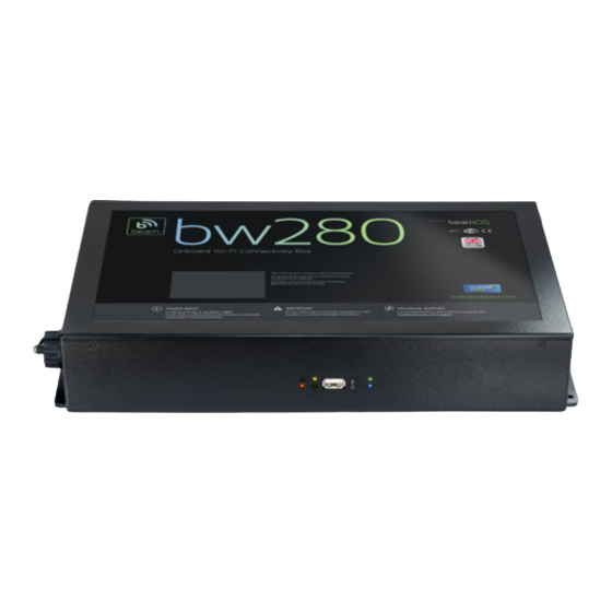 Beam bw280 Quick Installation Manual