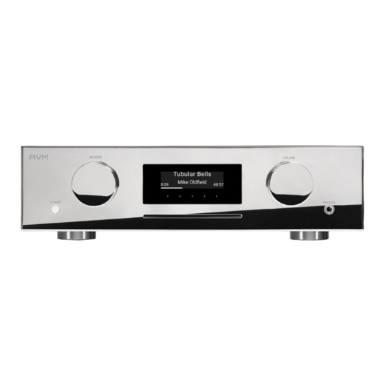 AVM EVOLUTION CS 3.3 Instruction Manual