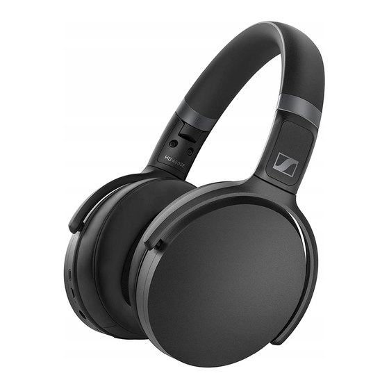 Sennheiser HD 450SE Instruction Manual