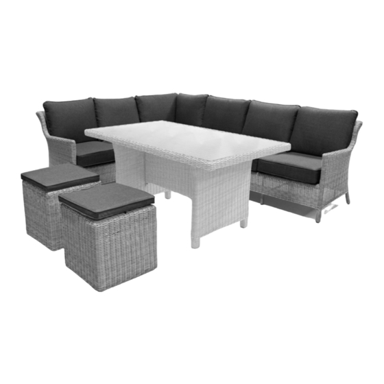 Kettler Seville Corner 0162716-5510B1 Assembly Instructions