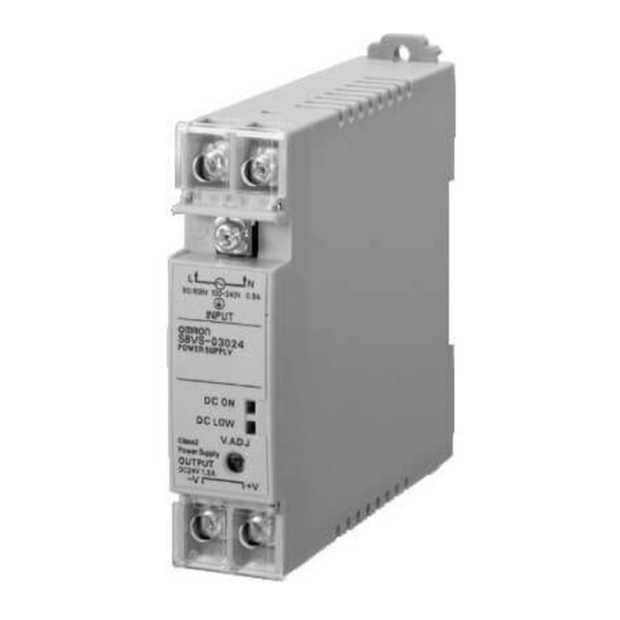 Omron S8VS Display Brochure