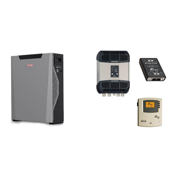 Weco Studer Xtender Quick Configuration Manual