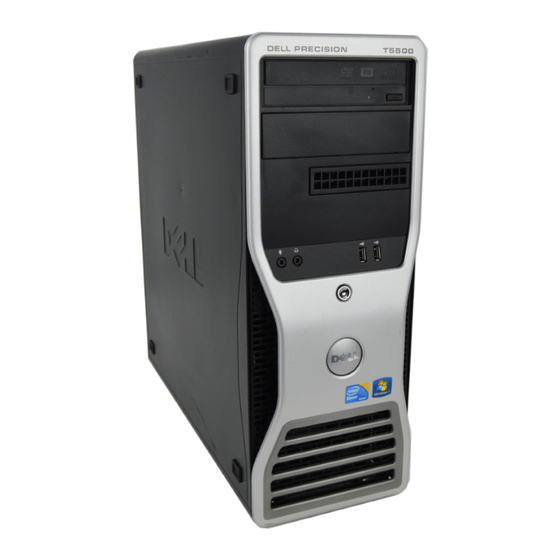 Dell Precision T5500 Setup & Features Manual