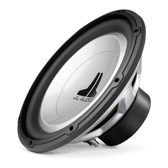 JL Audio 12W1v2-4 Owner's Manual