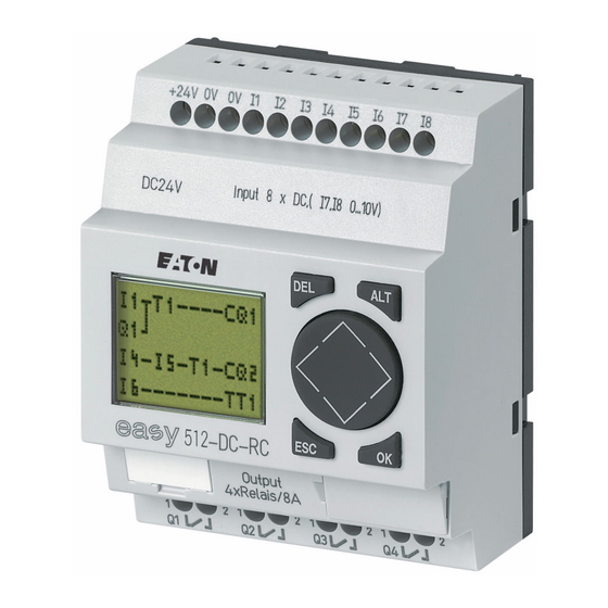 Moeller EASY512 Installation Instructions Manual