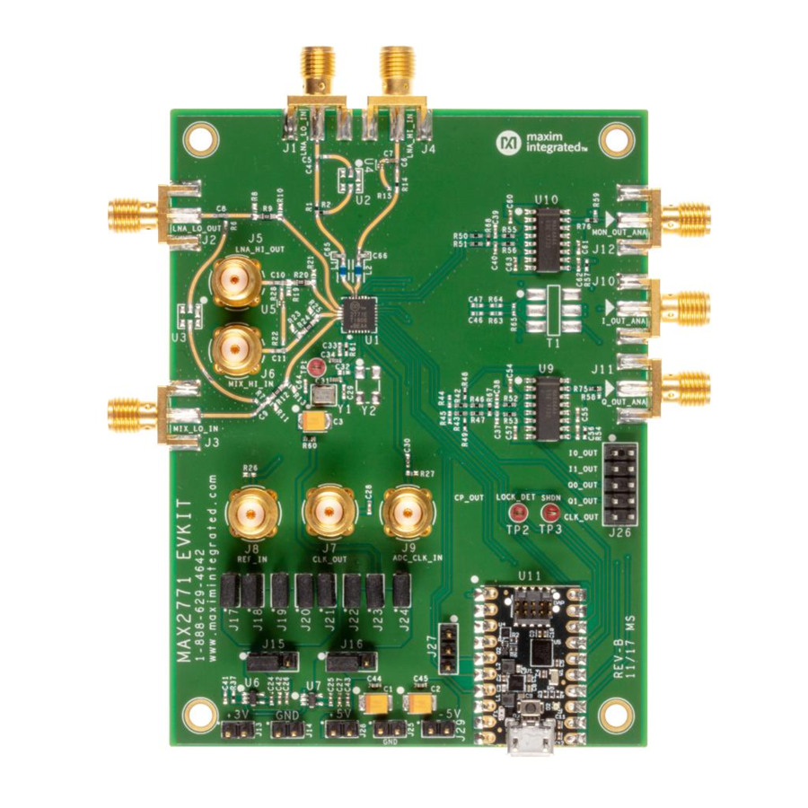 Maxim Integrated MAX2771 General Description Manual