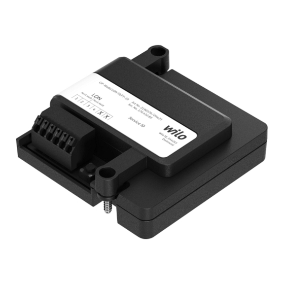 Wilo CIF-Module Modbus RTU Manuals