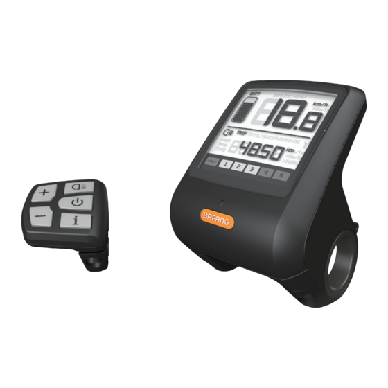 BAFANG DP C07.CAN User Manual