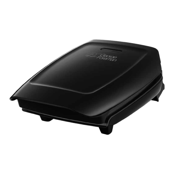 George Foreman GR18850AU Instructions And Warranty