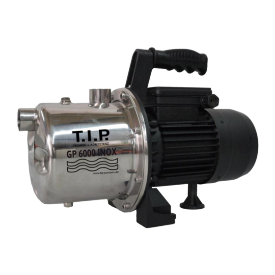 T.I.P. GP 6000 INOX Operating Instructions Manual