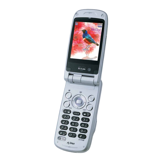 NTT docomo FOMA SH900i Manual