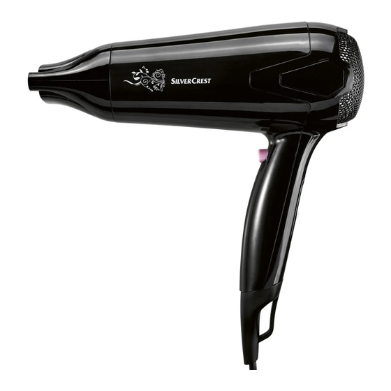 Silvercrest SHT 1800 A1 Short Manual
