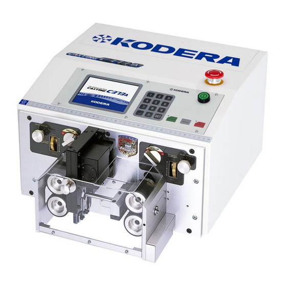 KODERA CASTING C373A Instruction Manual