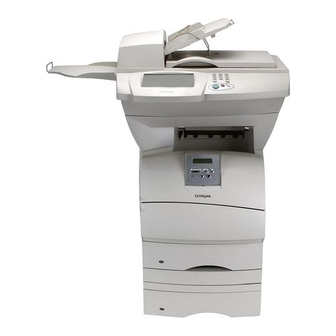 Lexmark 634dte - X B/W Laser Administrator's Manual