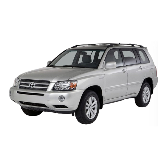 Toyota 2001 HIGHLANDER Owner's Manual