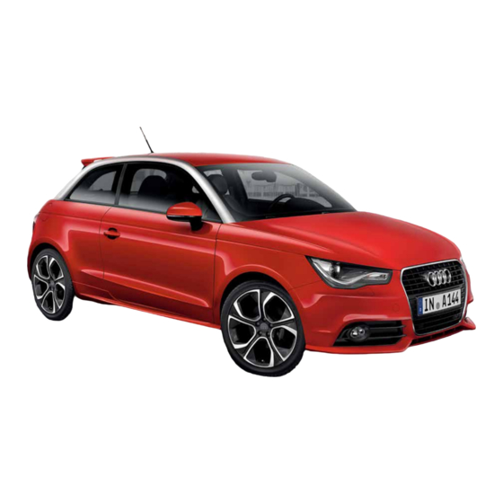 Audi 2013 A1 Accessories Manual