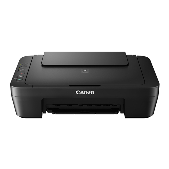 Canon PIXMA MG3000 SERIES Getting Started