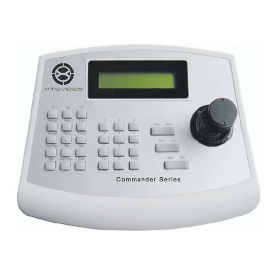 XTS Video XTS-KBC-100 Manuals