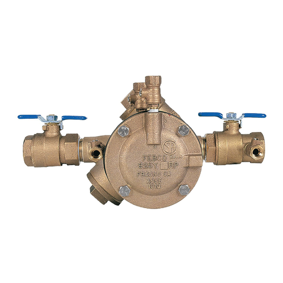 Febco 825YD Series Installation Operation & Maintenance