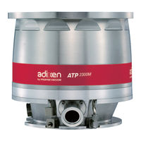 Adixen ATP 2300 M Operating Instructions Manual
