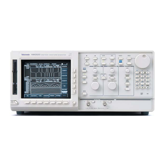 Tektronix AWG520 Specification Sheet