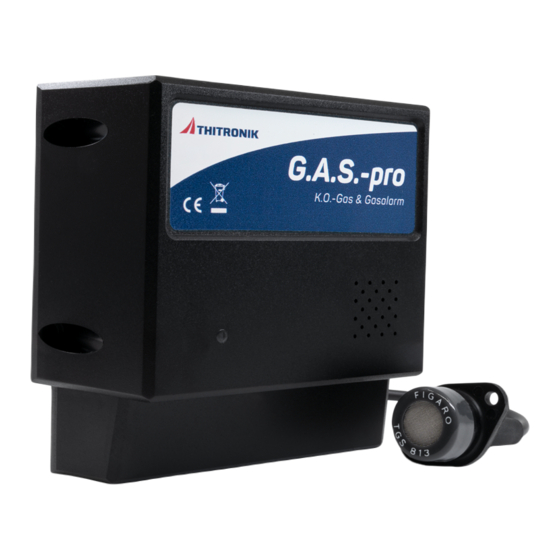 Thitronik G.A.S.-pro Installation And Operation Manual